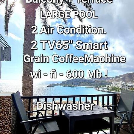 Deluxe Seaview-Sunsets !Transfe-R Inc! Pool,2Aircond,2Tv65",600Mb Dishwasher,,2 Beaches,Anfi-View Patalavaca Exterior photo