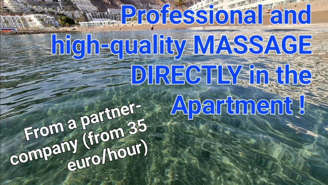 Deluxe Seaview-Sunsets !Transfe-R Inc! Pool,2Aircond,2Tv65",600Mb Dishwasher,,2 Beaches,Anfi-View Patalavaca Exterior photo